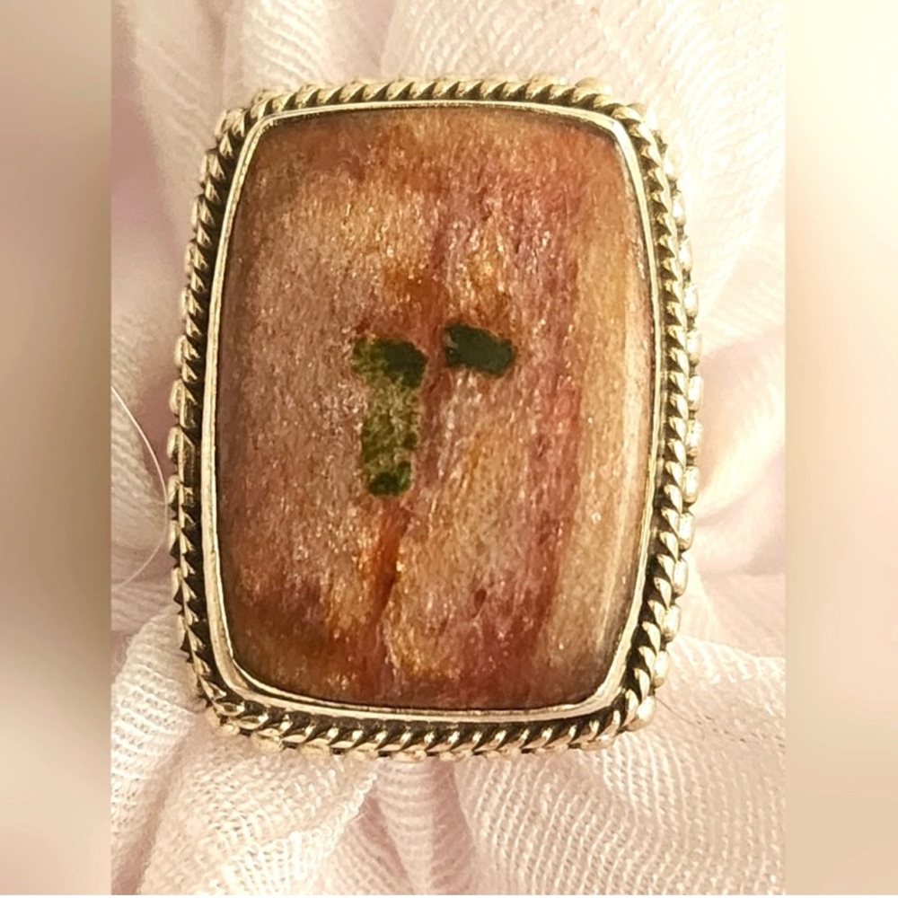 New Solid Sterling Silver Opal Ring - image 1